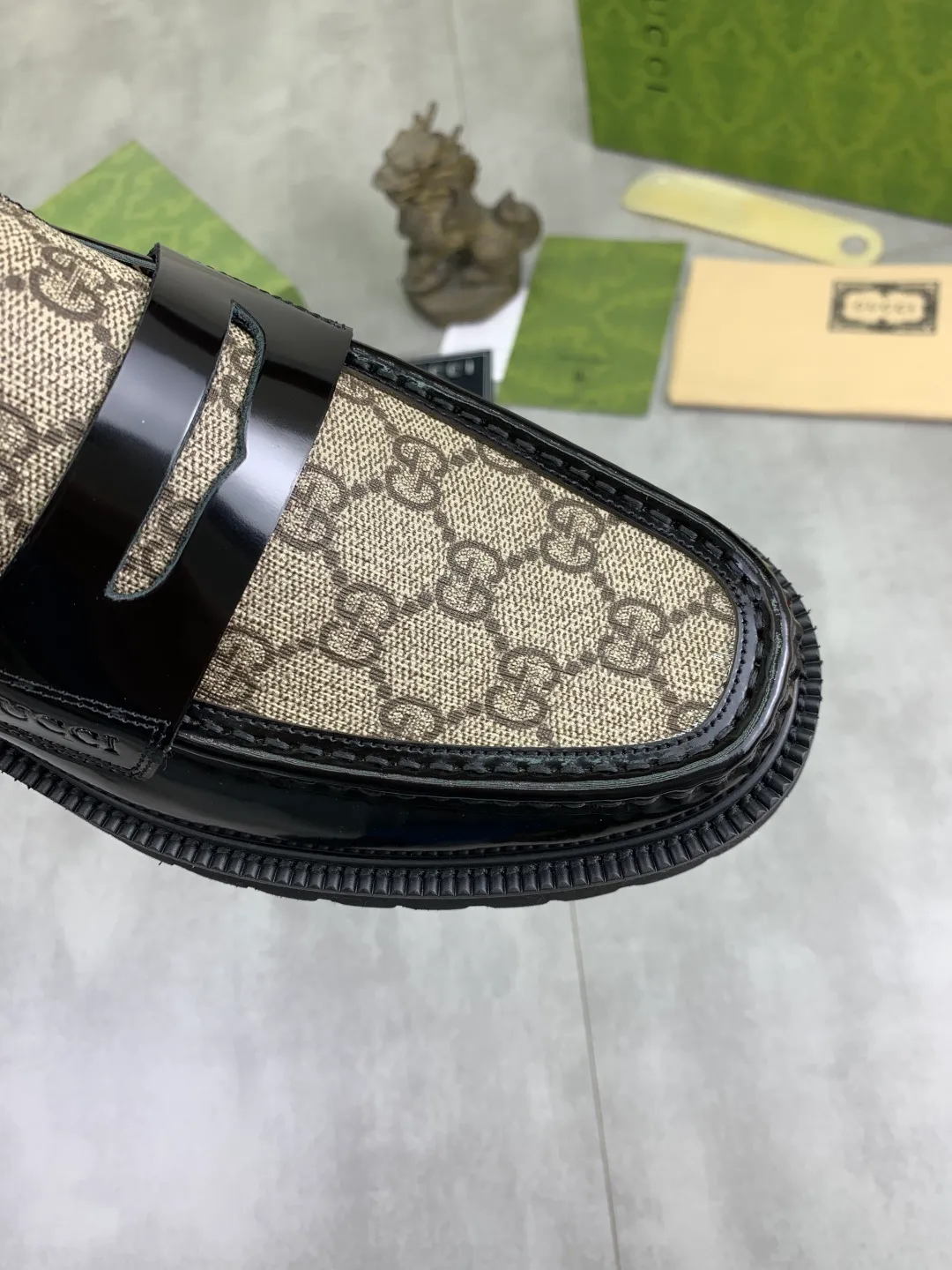 Men's shoes P580💰【New style】🆘Water dyed cowhide lining (GUCCI) Gucci business leather shoes, made of original imported Italian 🇮🇹 open-edge beaded calfskin, fully water-dyed cowhide lining, carefully handmade by professional shoemakers, the original version is specially designed for wear-resistant and lightweight foam outsole. Standard code: 38-45 5️⃣color🉑️select
